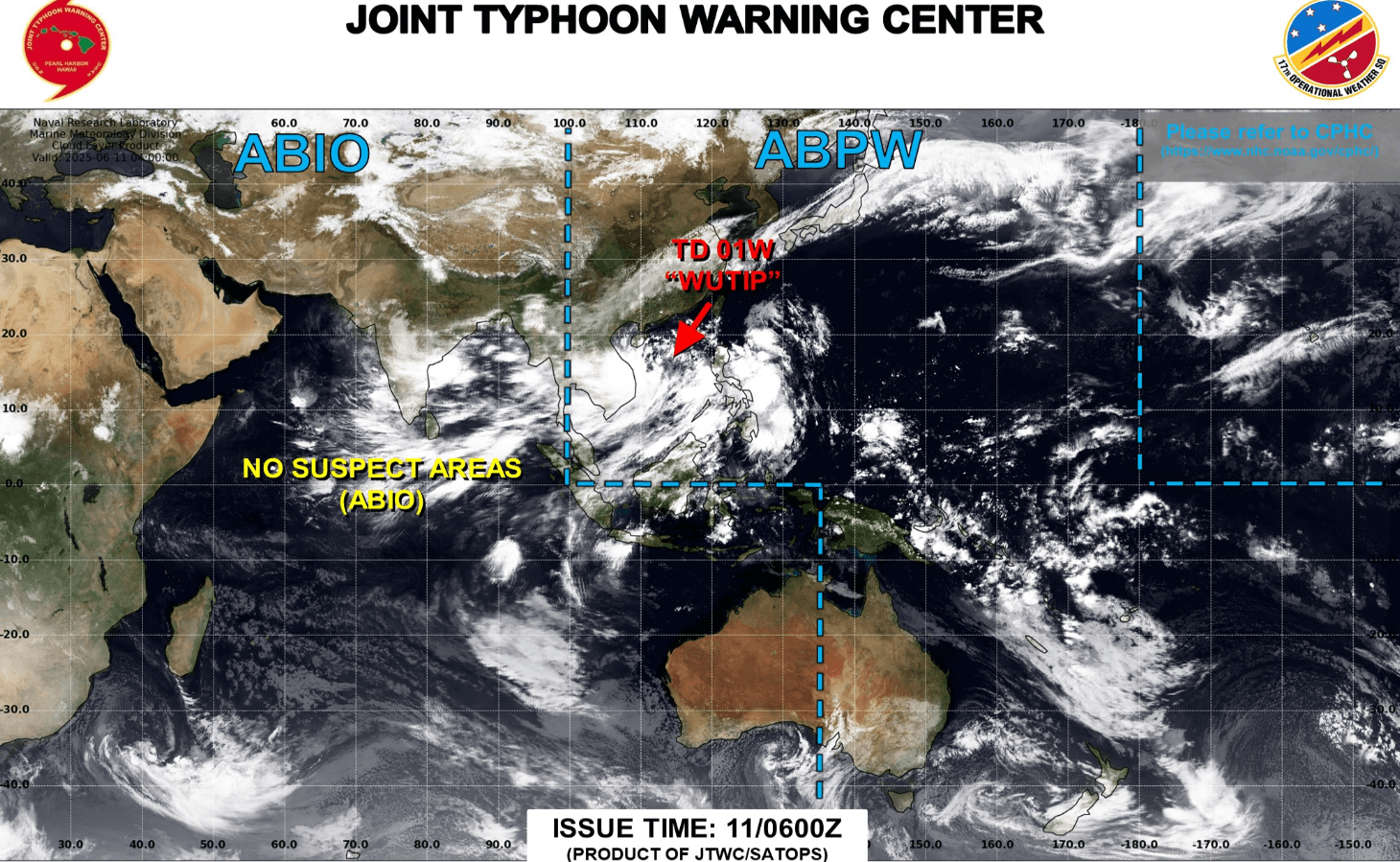 태풍 실시간 확인 사이트 JTWC
